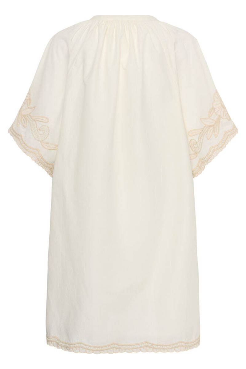 Part Two Breanna Dress Whisper White French Oak Embroidery