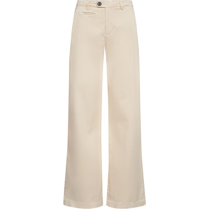 Pieszak Anika French Support Wide Pant Oyster White