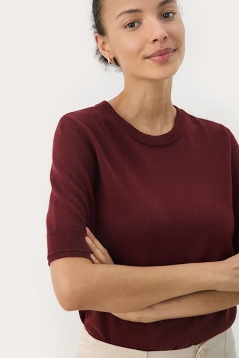 Part Two Natanya Pullover Tawny Port 