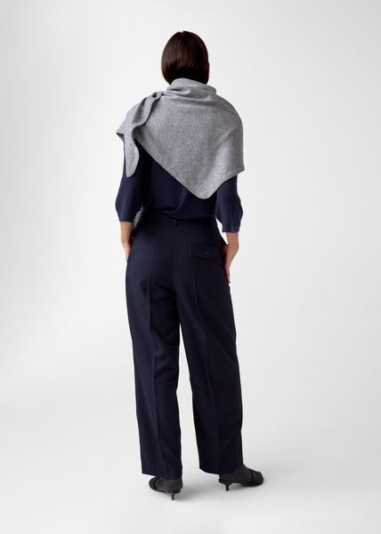 Hovedbilde Aks Label Mira Wool Cash Scarf Grey Melange 