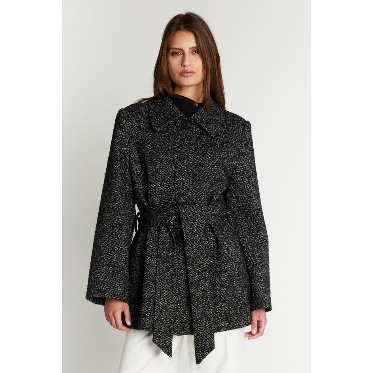 Heartmade Reon Jacket Salt and Pepper