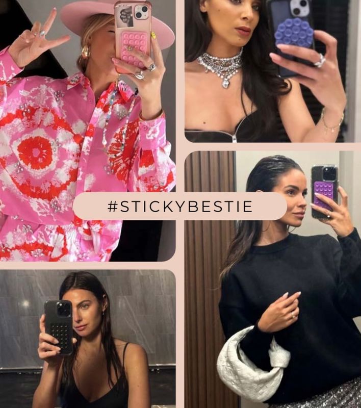 STICKY BESTIE The Cardie White