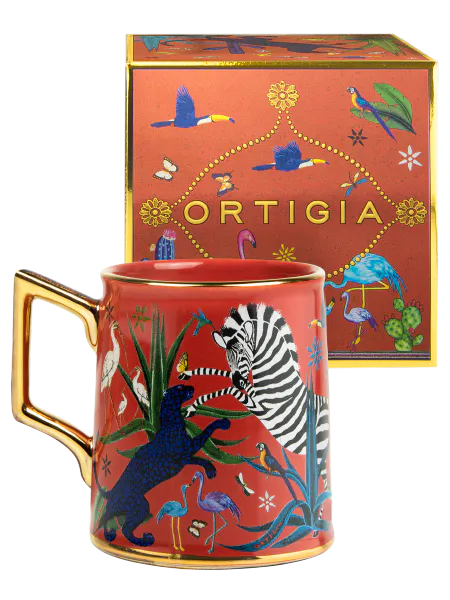 Hovedbilde Ortigia Tazza Jungle Ceramic Cup Corallo