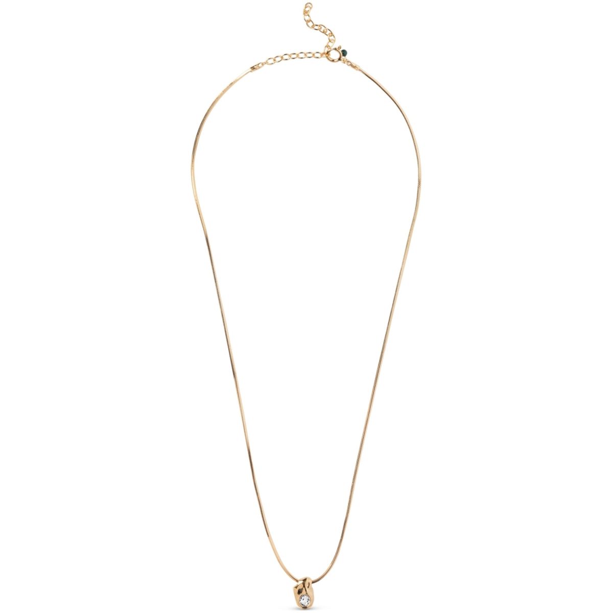 Enamel Necklace Masha Gold Clear 