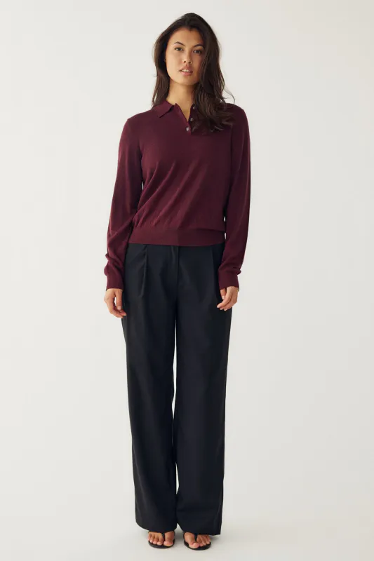 Noella Maxine Knit Burgundy