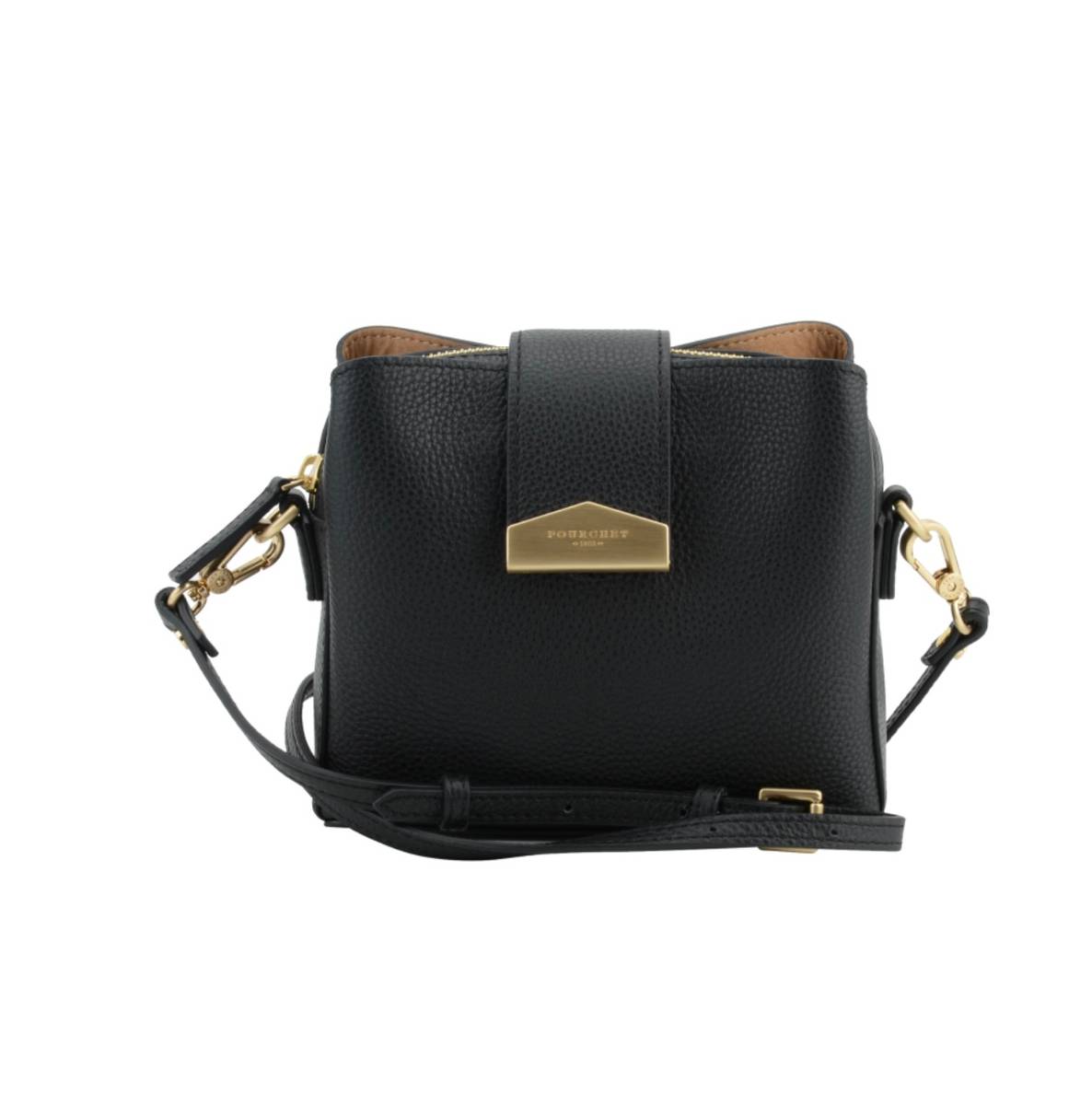 Pourchet Paris Cavalcade Crossbody Small Black