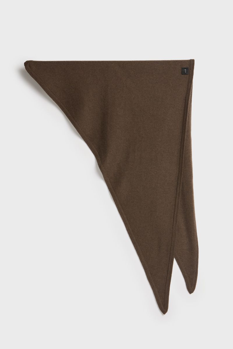 Aks Label Mira Wool Cash Scarf Espresso