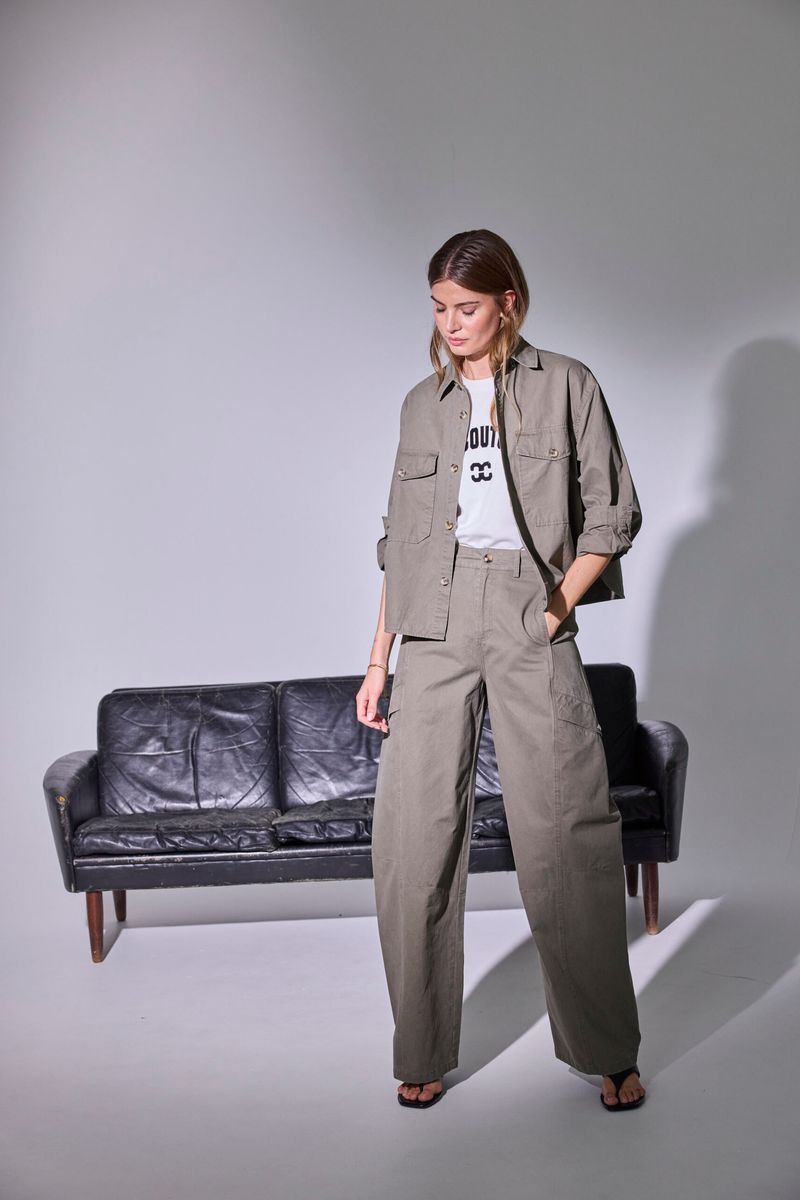 Cocouture Evelyn Shirt Army