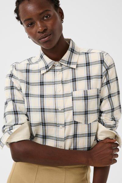 Hovedbilde Part Two Yana Shirt Big Dark Navy Check 