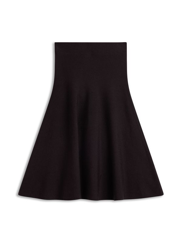 Ella and il Darja Merino Skirt Dark Brown 