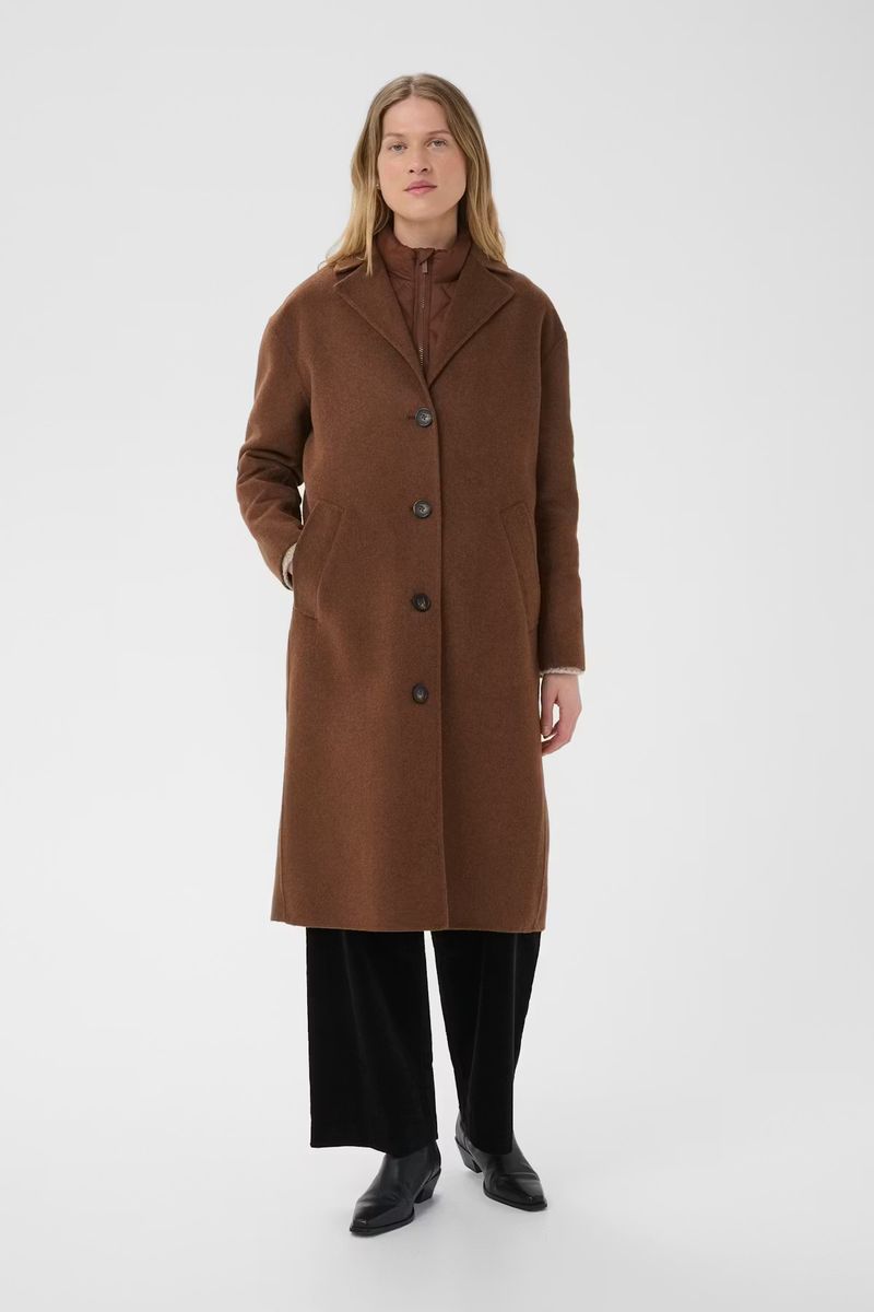 Part Two Lorelaiana Outerwear Downtown Brown 