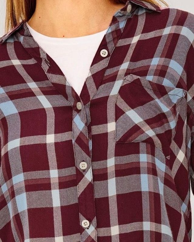 Rails Hunter Shirt Plum Cream 