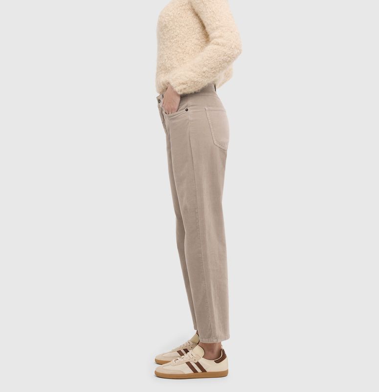 Mac Jeans Gina Straight Corduroy Windspray Beige