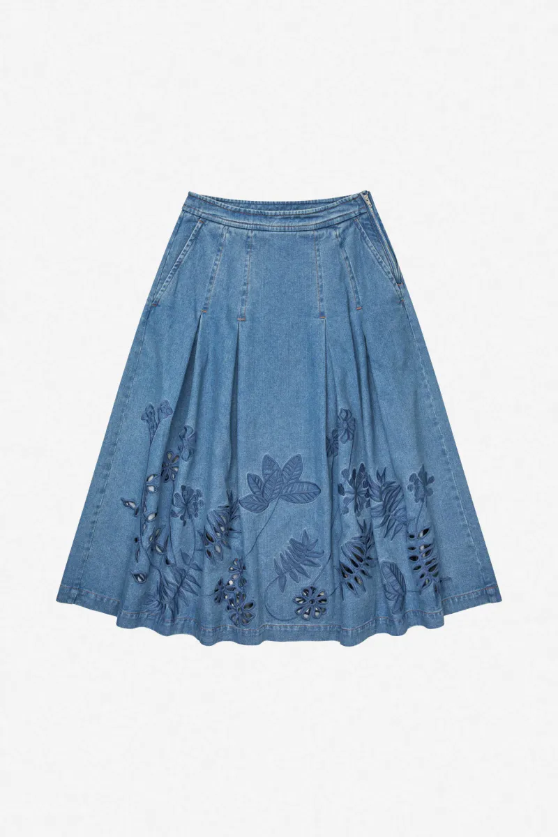 Munthe Bowen Skirt Blue