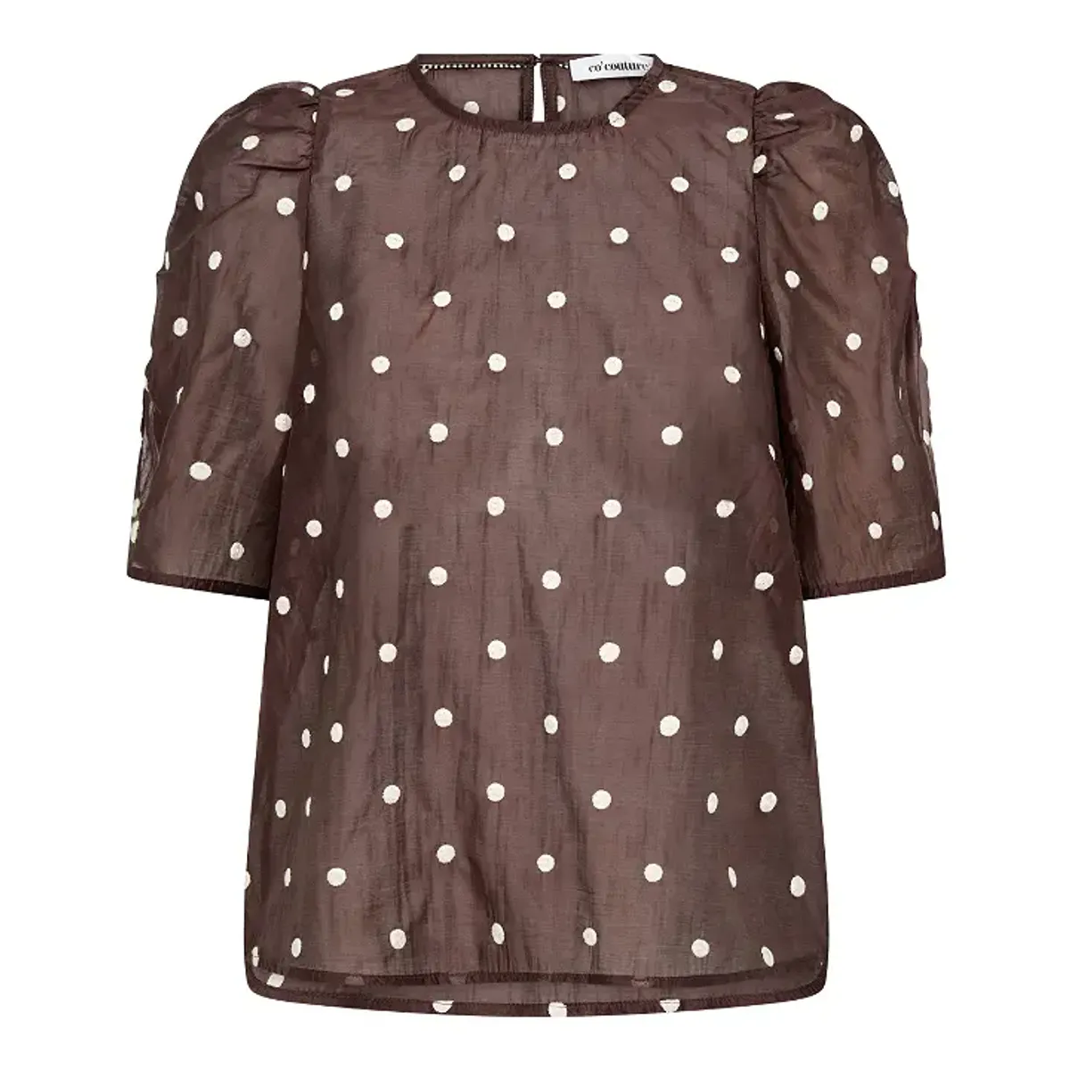 Cocouture Dita Dot Blouse Brown