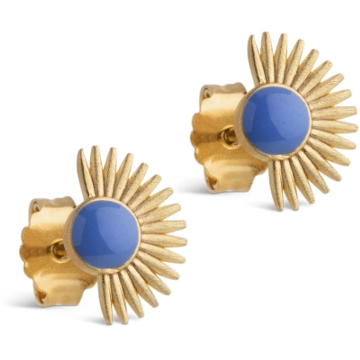 Enamel Stud Soleil Cornflower