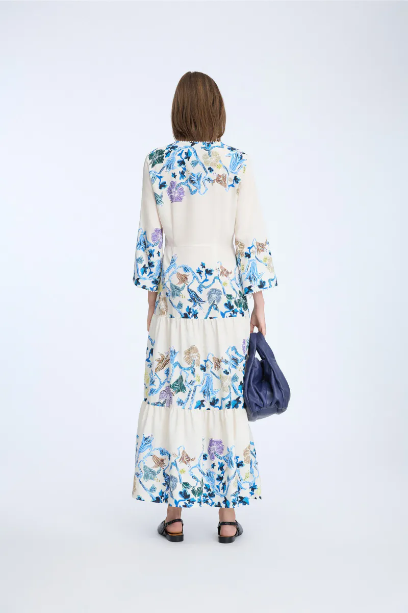 Munthe Nao Dress Print Ivory