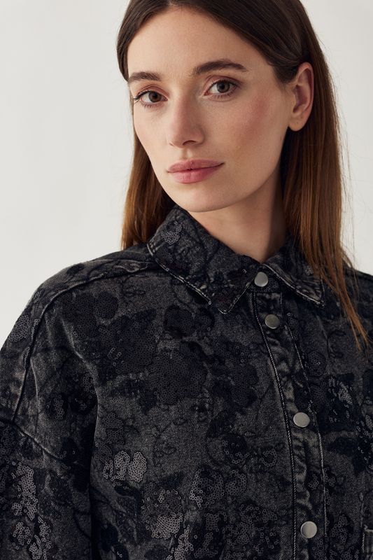 Noella Lirinnah Shirt Grey Wash