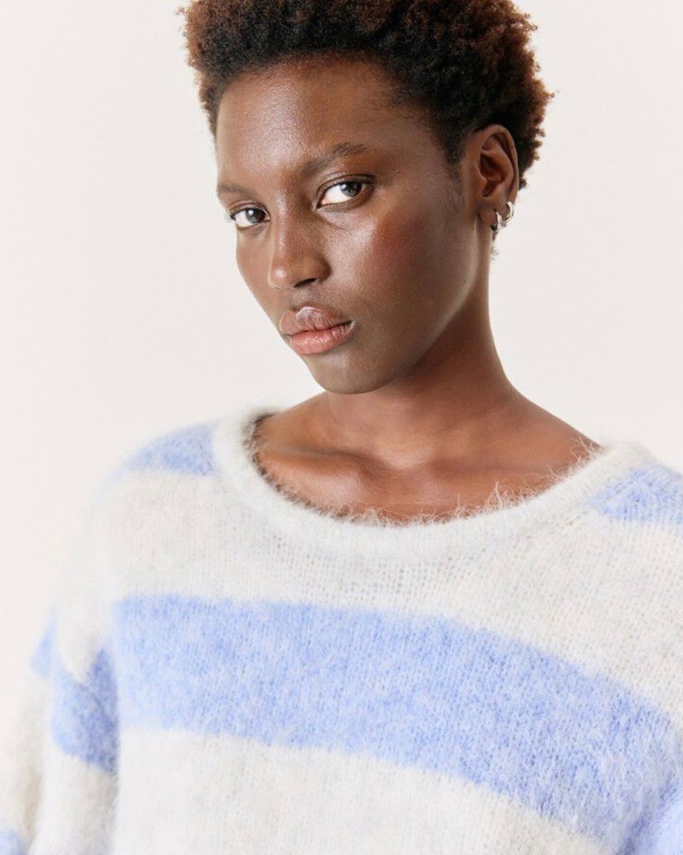 American Vintage Jumper Niby Frosted Stripes