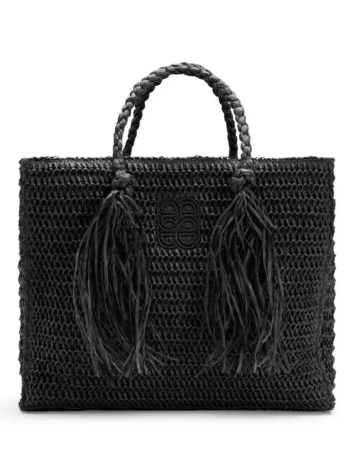 Hovedbilde Ella and il Rikke Straw Bag Black 