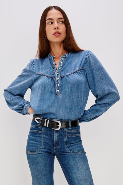 Hovedbilde Rails Sunna Top Blue Stone 