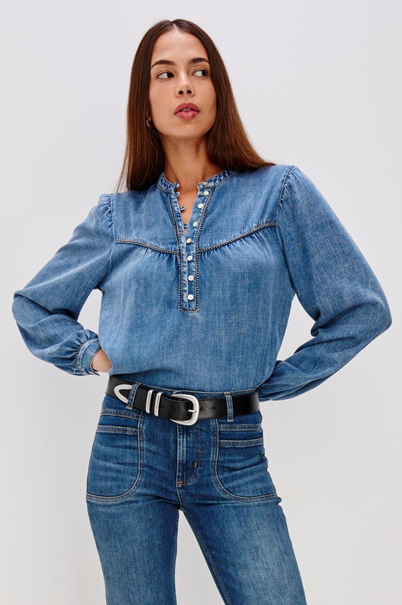 Rails Sunna Top Blue Stone 