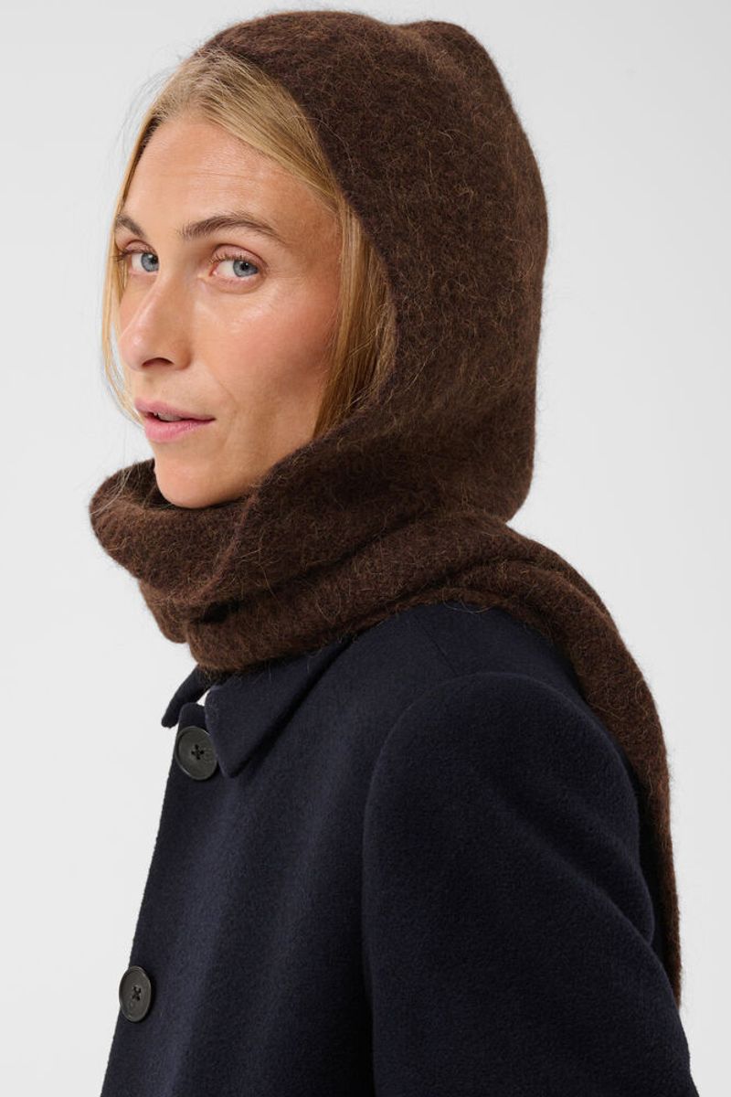 Part Two Charline Scarf Downtown Brown Melange