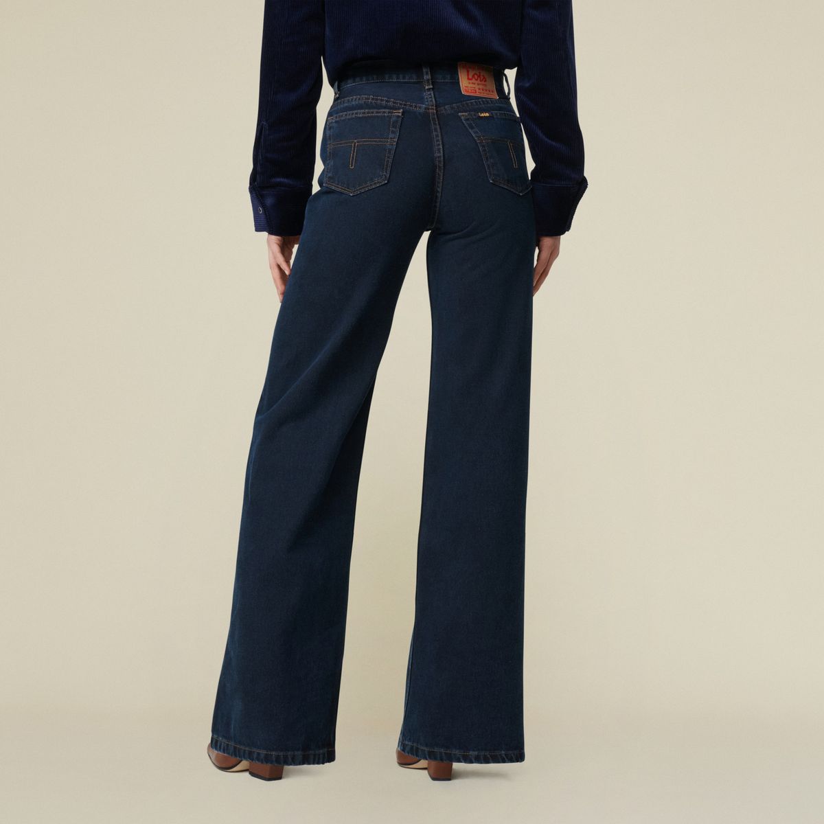 Lois Lindsay Palazzo Original Blue Black