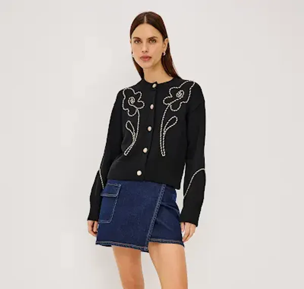 Hovedbilde Rails Sybil Cardigan Western Floral Black