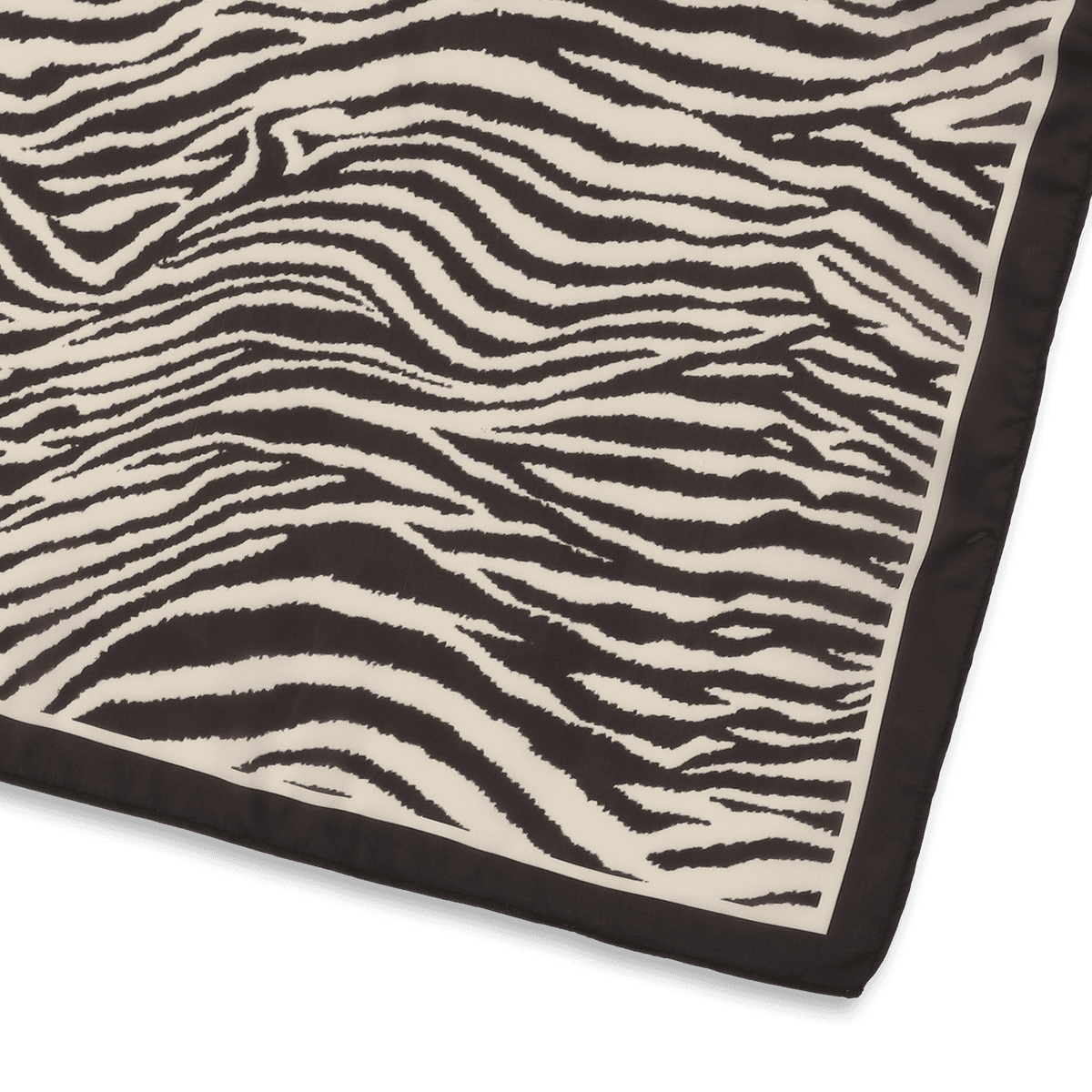 SUI AVA Zebra Scarf Black Offwhite