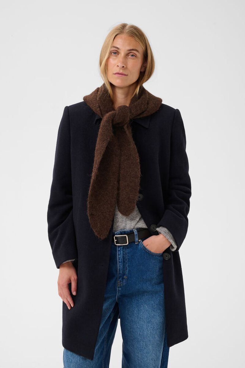 Part Two Charline Scarf Downtown Brown Melange