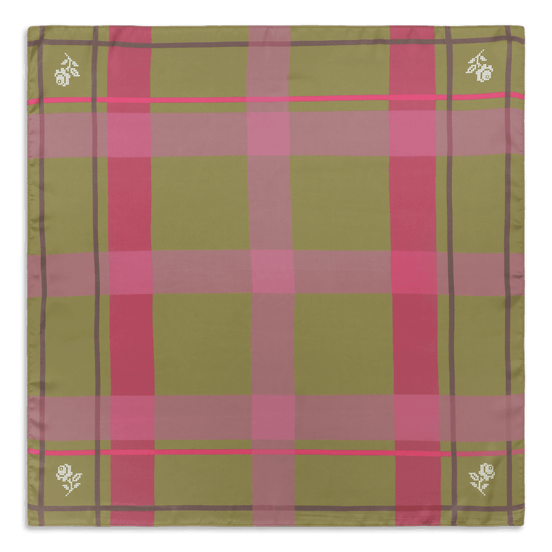 SUI AVA Tartan Scarf Army