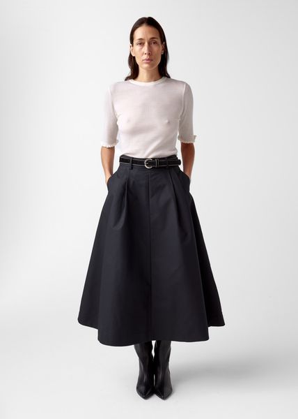 Hovedbilde Aks Label Anna Cotton Skirt Black