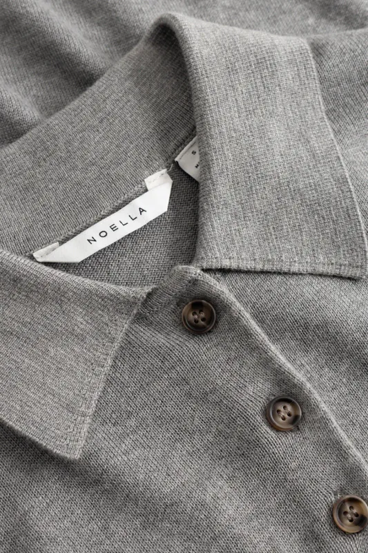 Noella Maxine Knit Medium Grey Melange