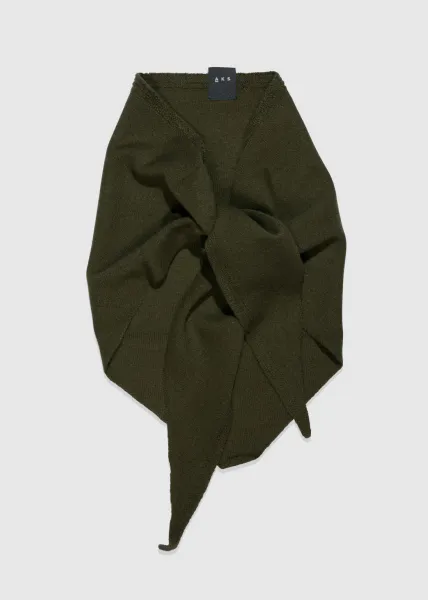 Hovedbilde Christian Aks Mina Merino Scarf Army