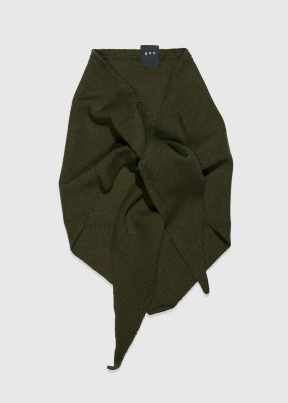 Aks Label Mina Merino Scarf Army