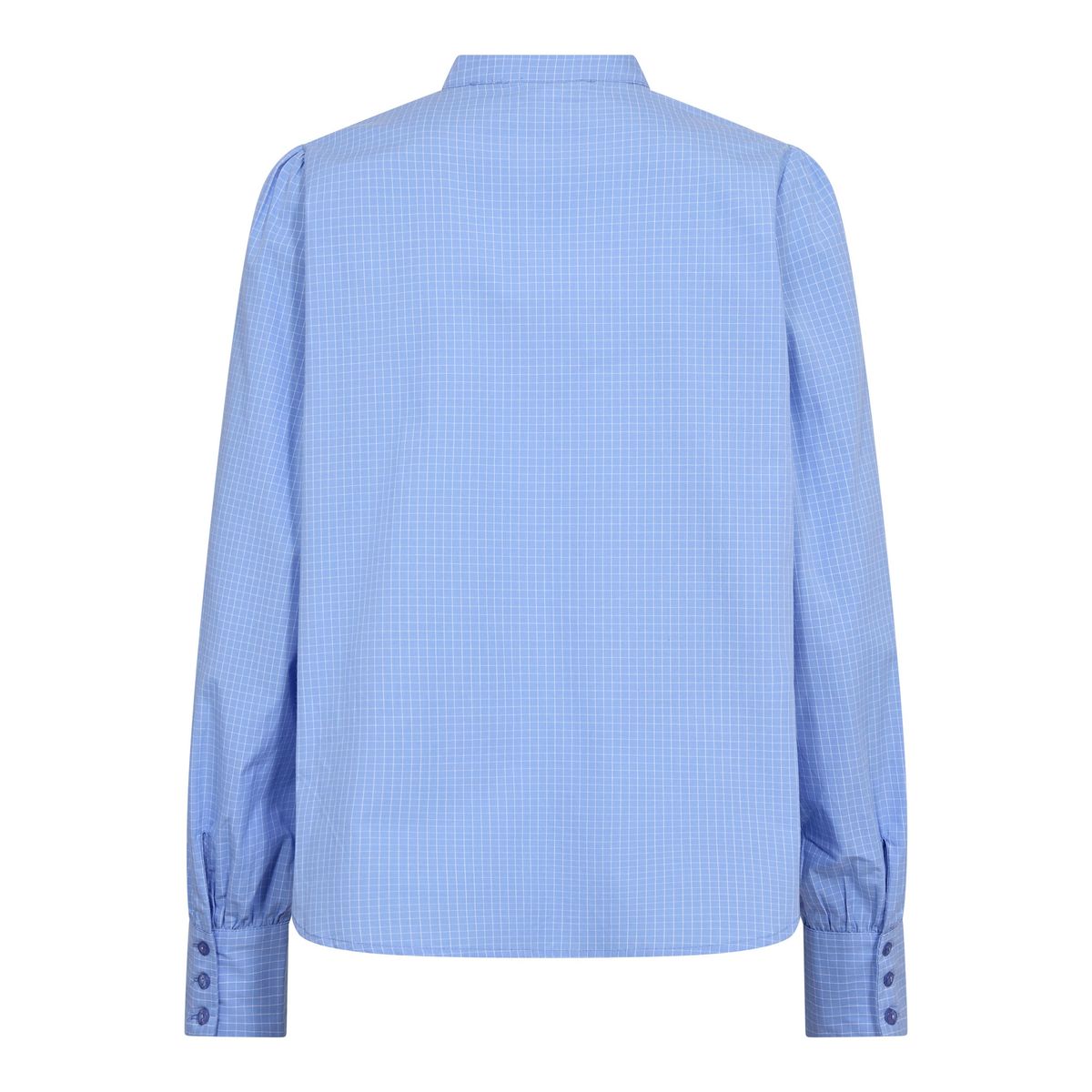 Cocouture Elona Check Shirt Pale Blue 