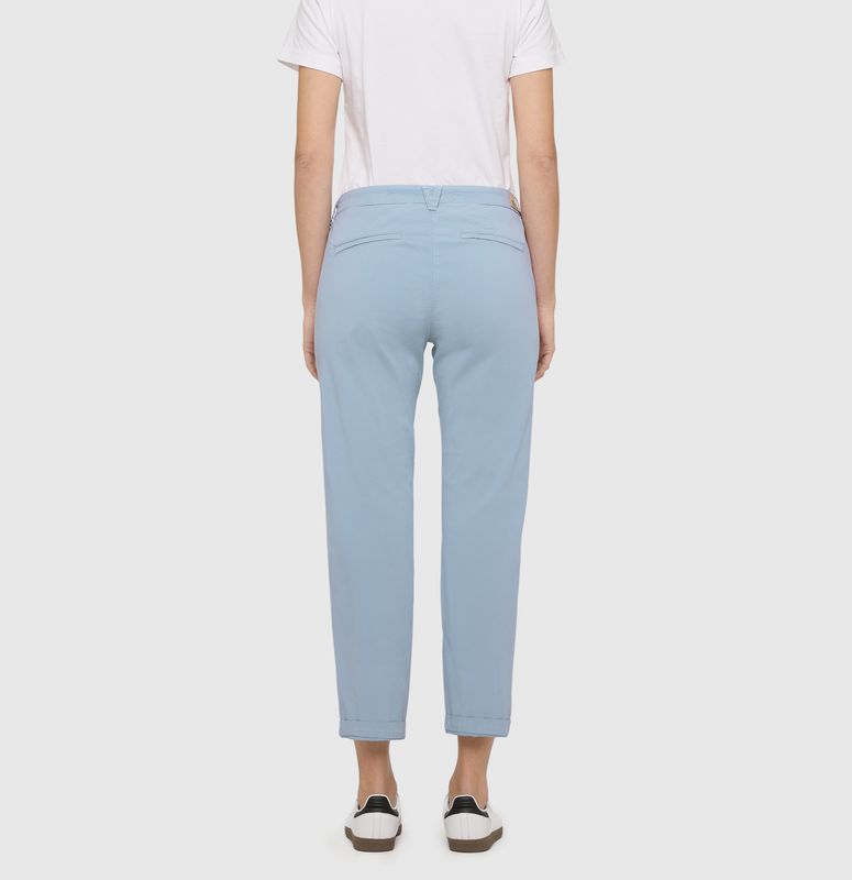 Mac Jeans Chino Turn Up Cashmere Blue
