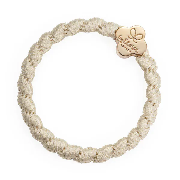 Hovedbilde By Eloise Hårstrikk/Armbånd Woven Gold Clover ...