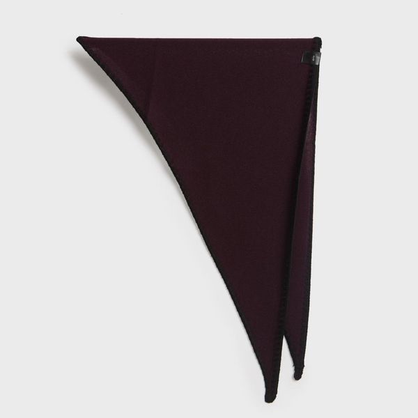 Hovedbilde Aks Label Mina Stitched Merino Scarf Burgundy