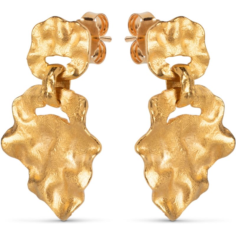 Enamel Earring Windy Small Gold