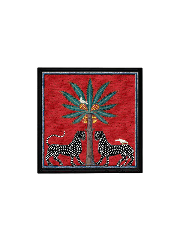 Ortigia Tray Square Red