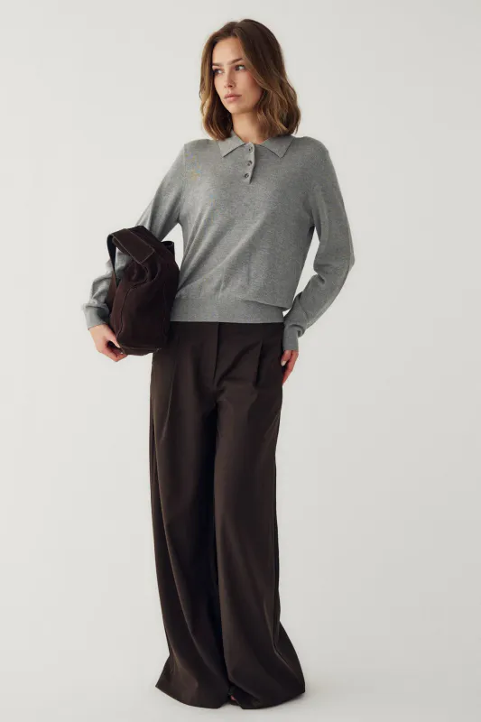 Noella Maxine Knit Medium Grey Melange