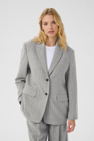 Hovedbilde Part Two Somaya Blazer Medium Grey Pins 