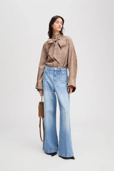 Hovedbilde Munthe Lodwar Pants Light Blue