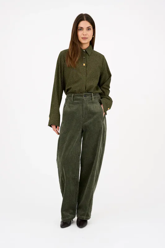 Pieszak Blair Pant Stunning Corduroy Shadow Green 