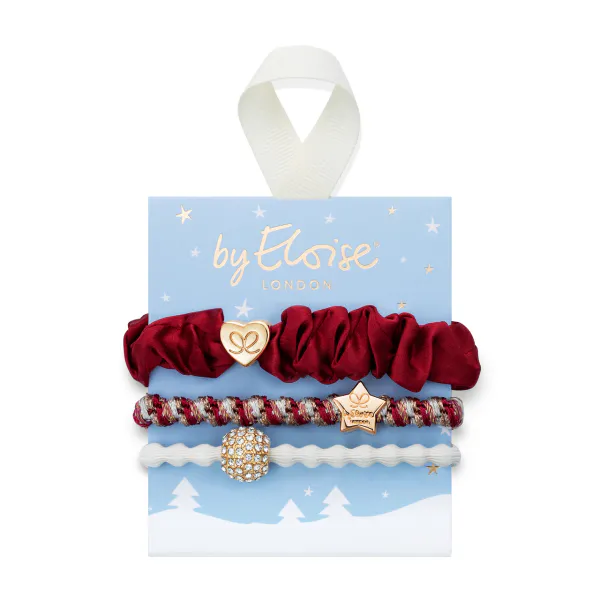 Hovedbilde By Eloise Hårstrikk/Armbånd Candy Cane Sparkle 