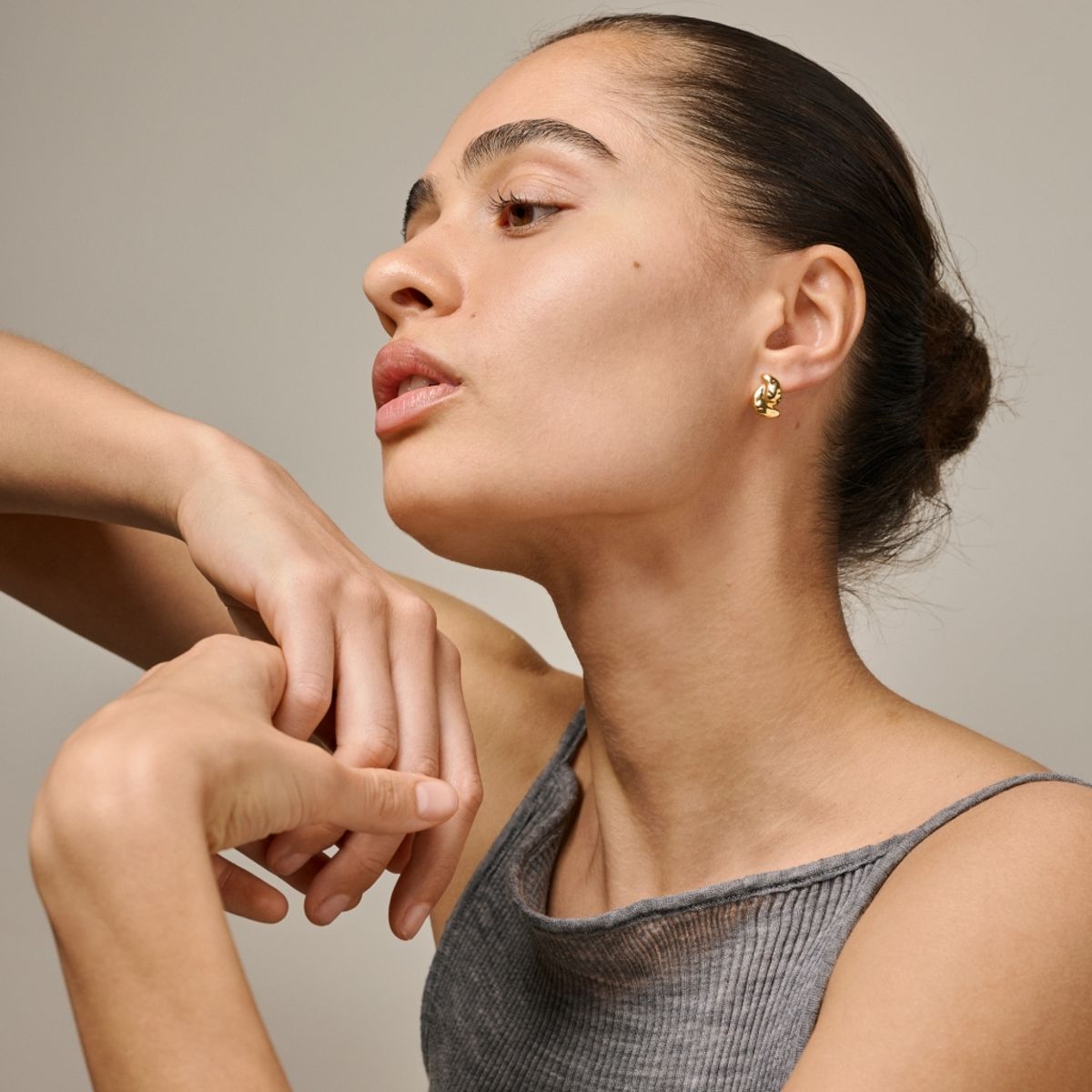 Enamel Studs Tova Gold 