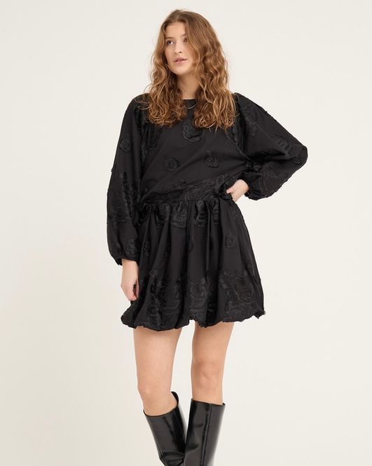 Hovedbilde A-view Rosamarie Skirt Black 