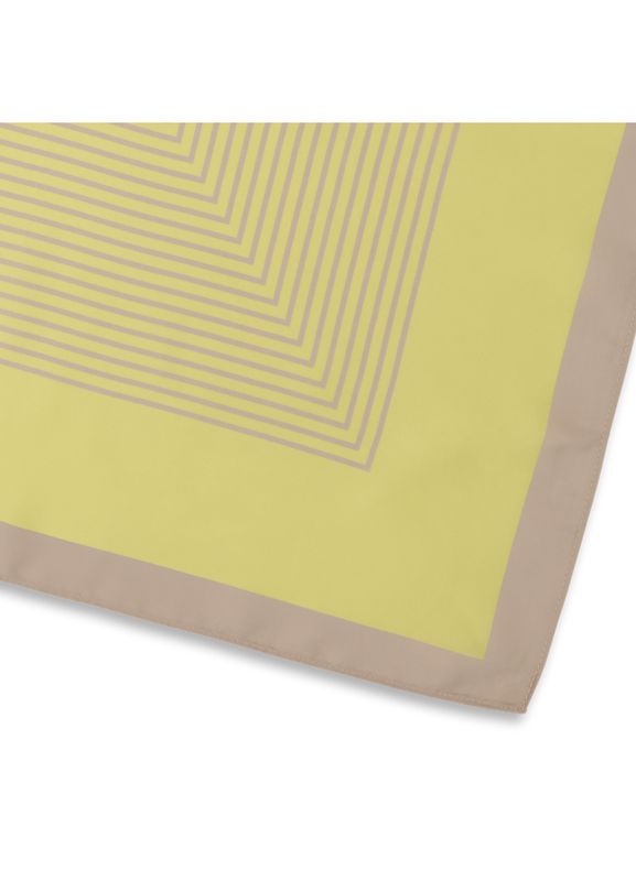SUI AVA Classic Patterned Scarf Lime Beige